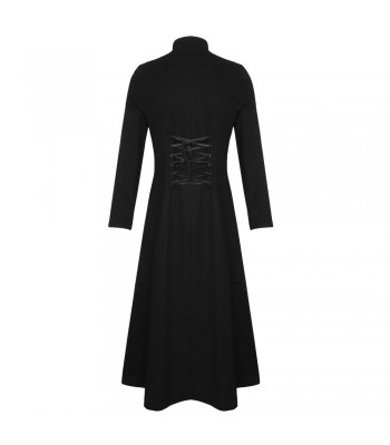 Men Gothic Victorian Coat Twill Steampunk Coat Goth Military Style Coat